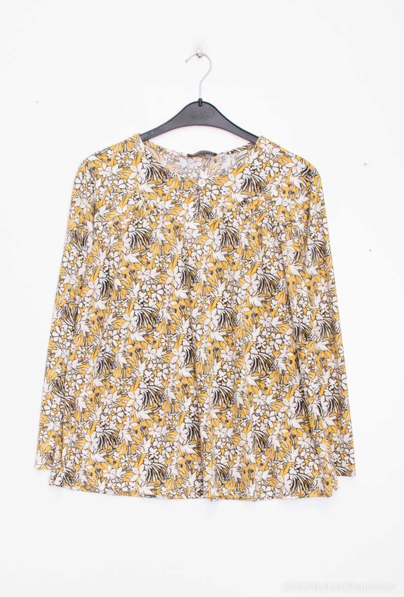 Floral print blouse - Stora Storlekar