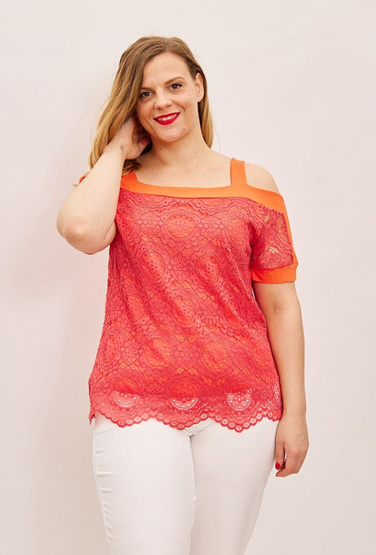 Lace blouse - Stora Storlekar