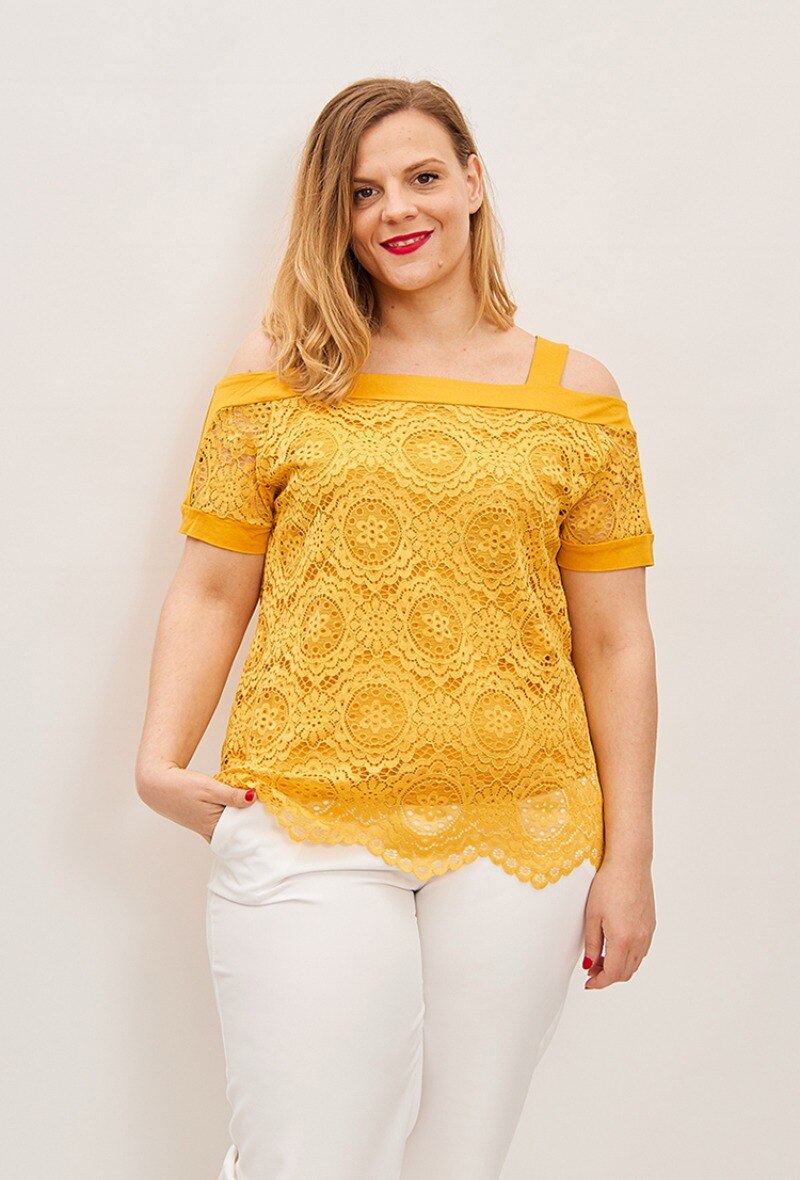 Lace blouse - Stora Storlekar