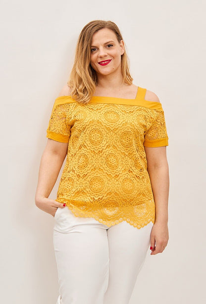 Lace blouse - Stora Storlekar