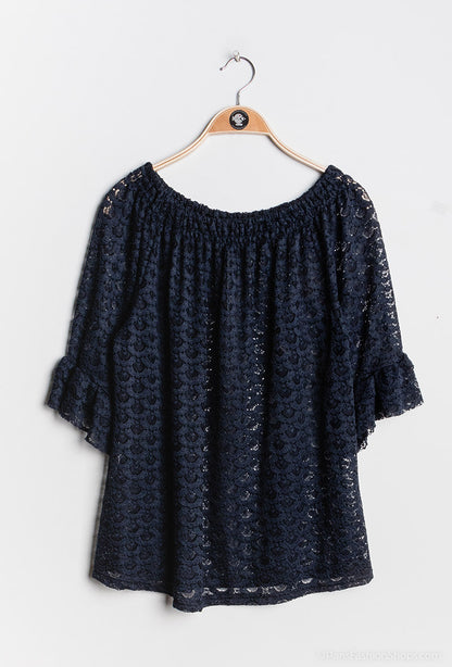 Lace blouse - Stora Storlekar