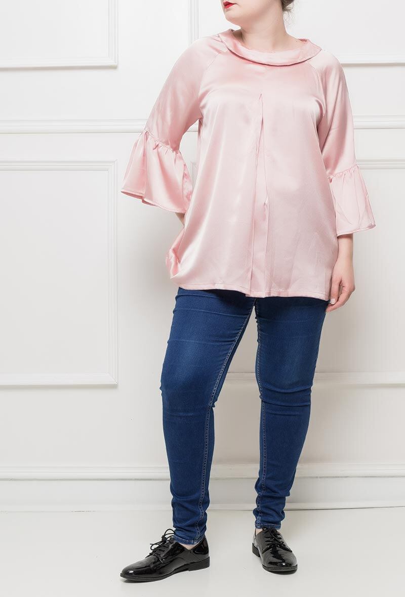 Silky blouse - Stora Storlekar