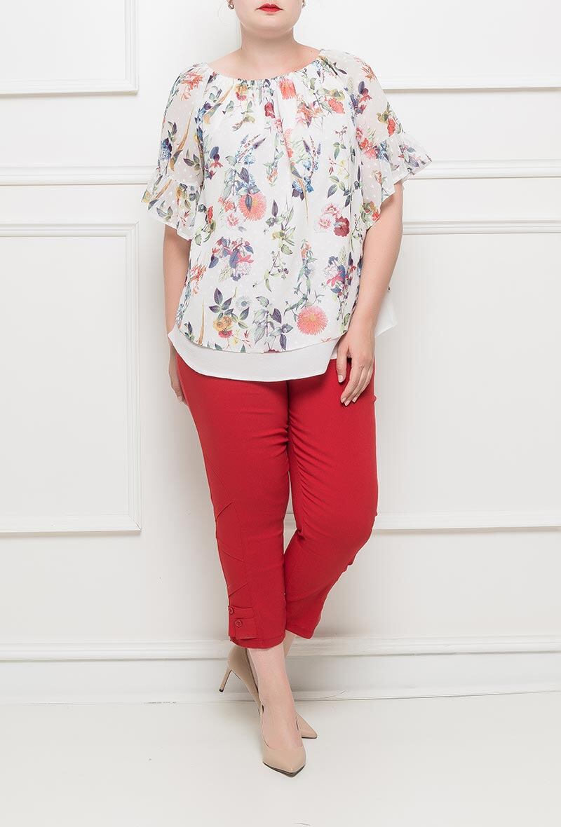 Comfortable cropped pants - Plus Size