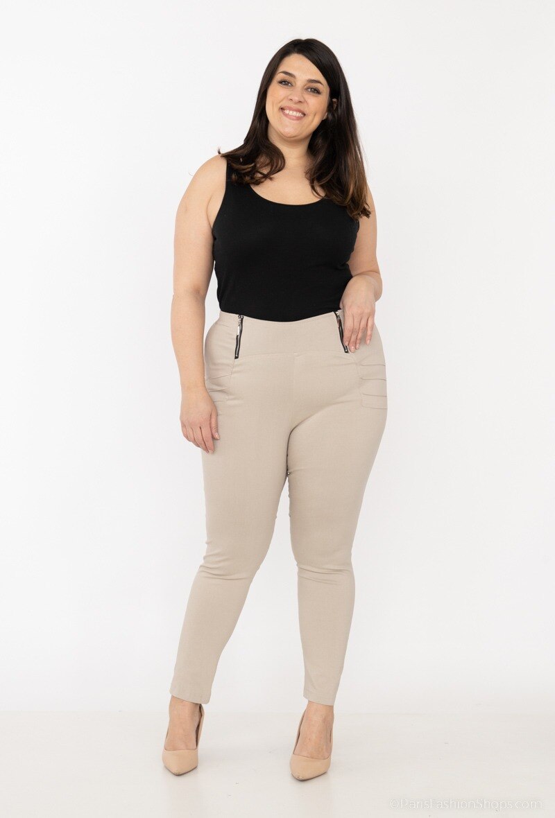 Pants with zip - Plus Size