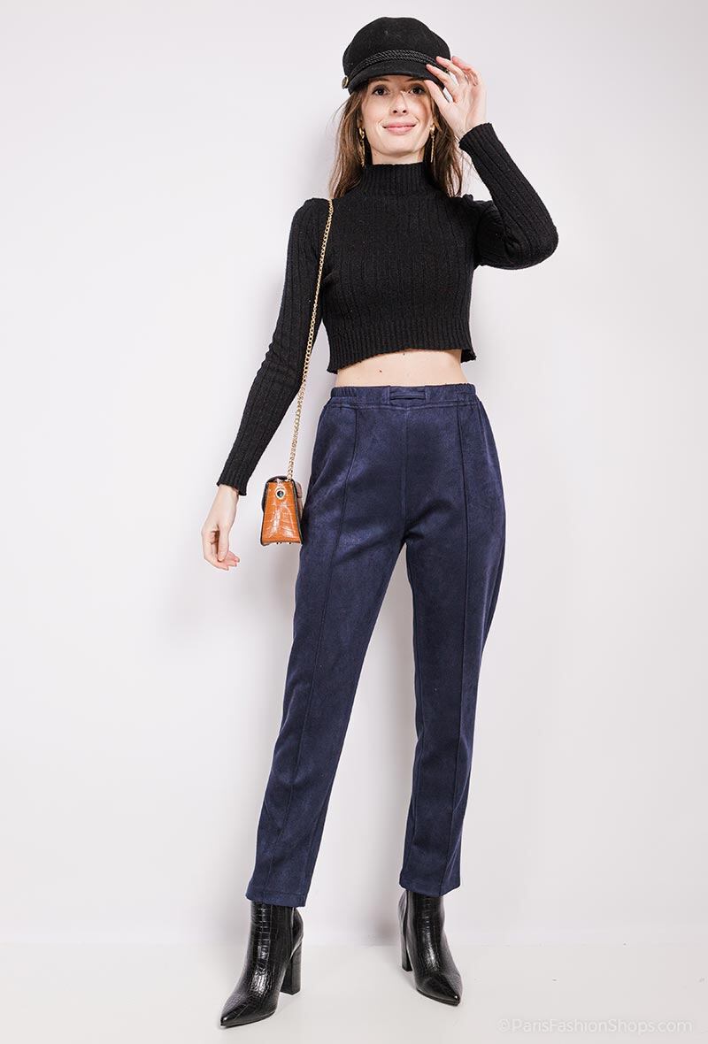 Suede pants - Plus Size