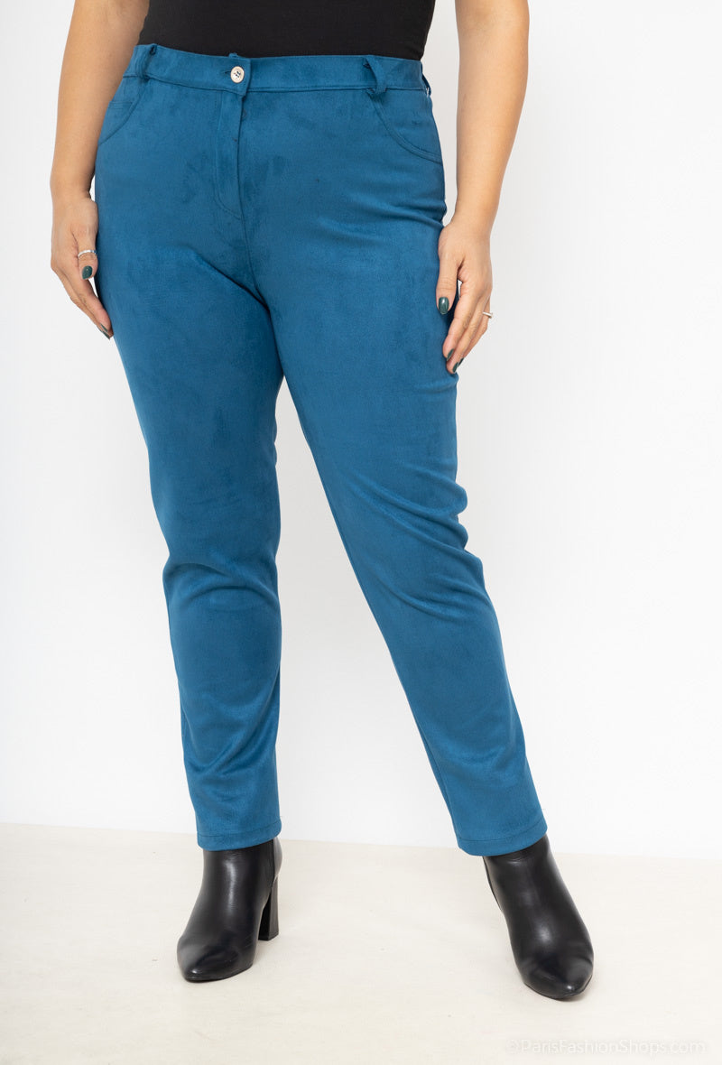 Suede pants - Plus Size