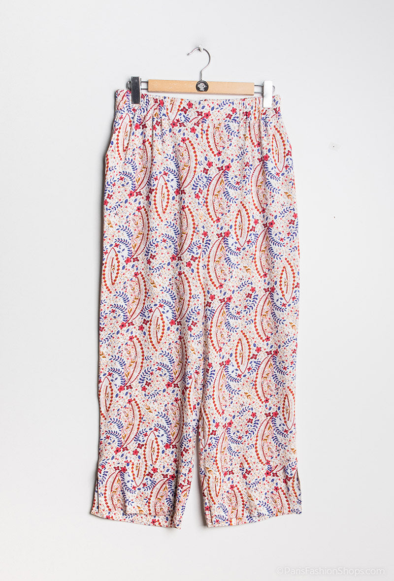 Patterned light pants - Plus Size