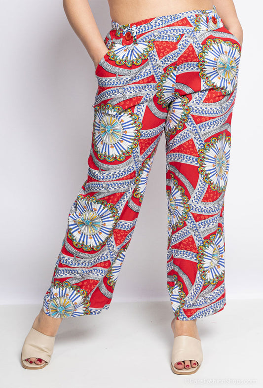 Printed pants - Plus Size