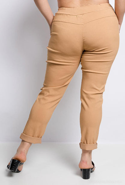 Super Stretchy Plus Size Elastic Waist Pants