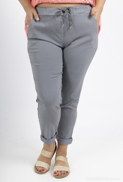 Super stretchy elastic waist pants - Plus Size