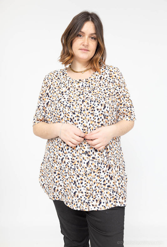 Plus Size Skjorta - vår/sommar 2024 - Beige / 42 44 - Shirts