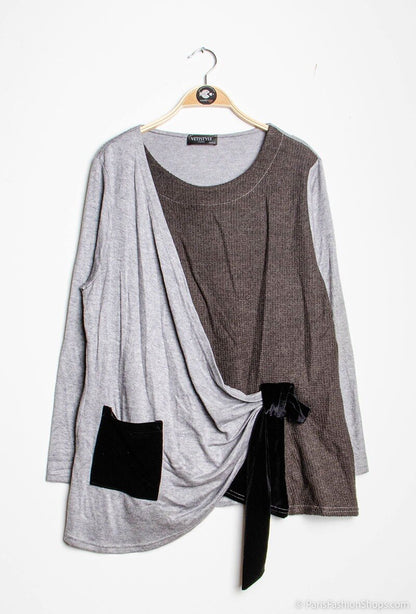 Draped pullover - Stora Storlekar