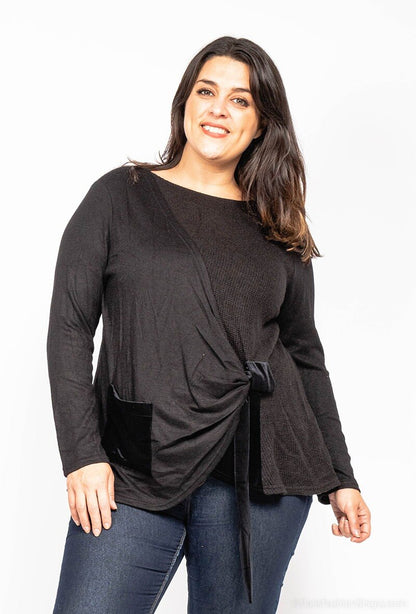 Draped pullover - Stora Storlekar