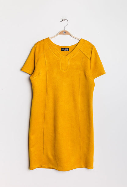 Suede dress - Plus Size