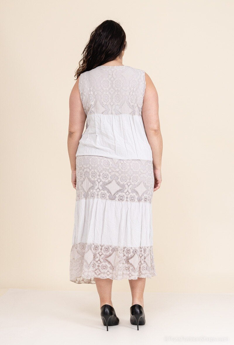 Lace Dress - Stora Storlekar