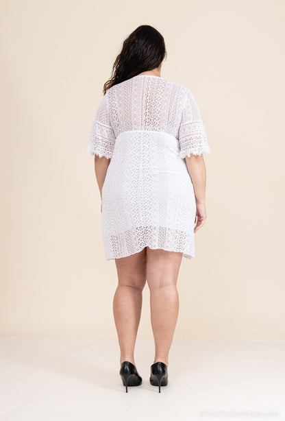 Lace Dress - Stora Storlekar