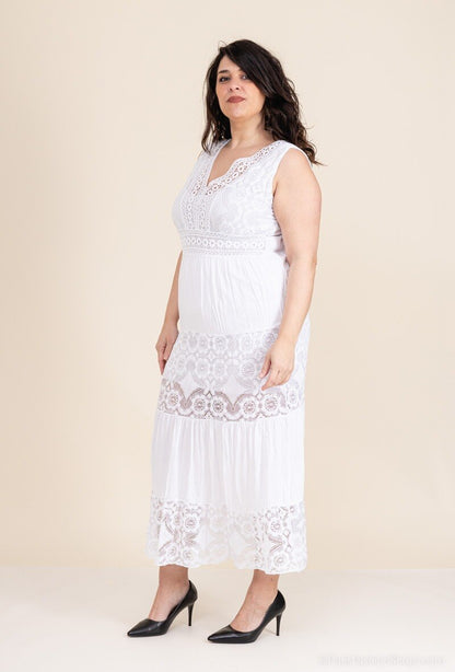 Lace Dress - Stora Storlekar