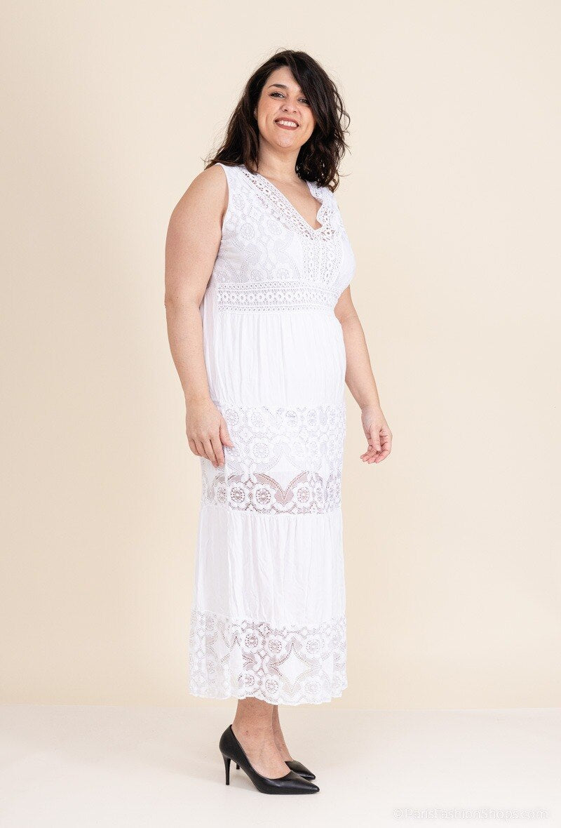 Lace Dress - Stora Storlekar