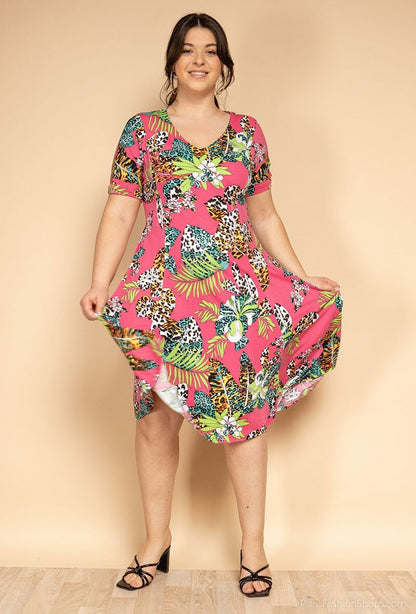 Spotted dress - Plus Size