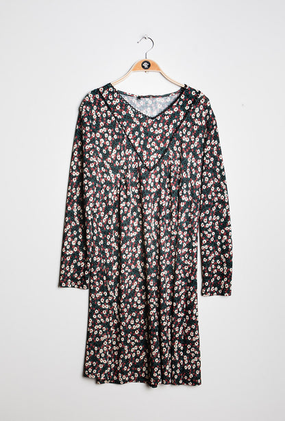 Printed dress - Stora Storlekar