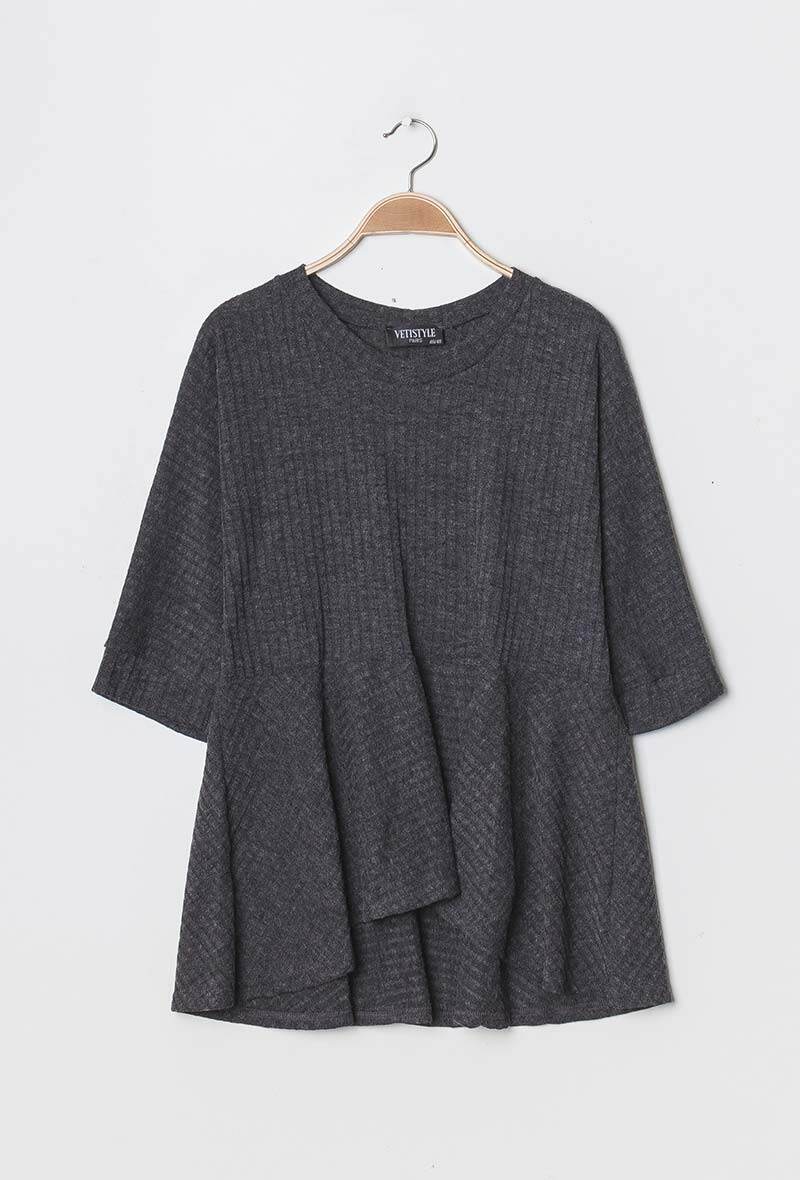 Ribbed tunic - Stora Storlekar