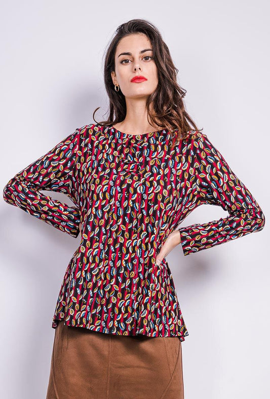 Printed tunic - Stora Storlekar