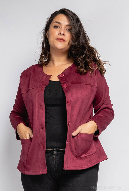 Button jacket - Plus Size