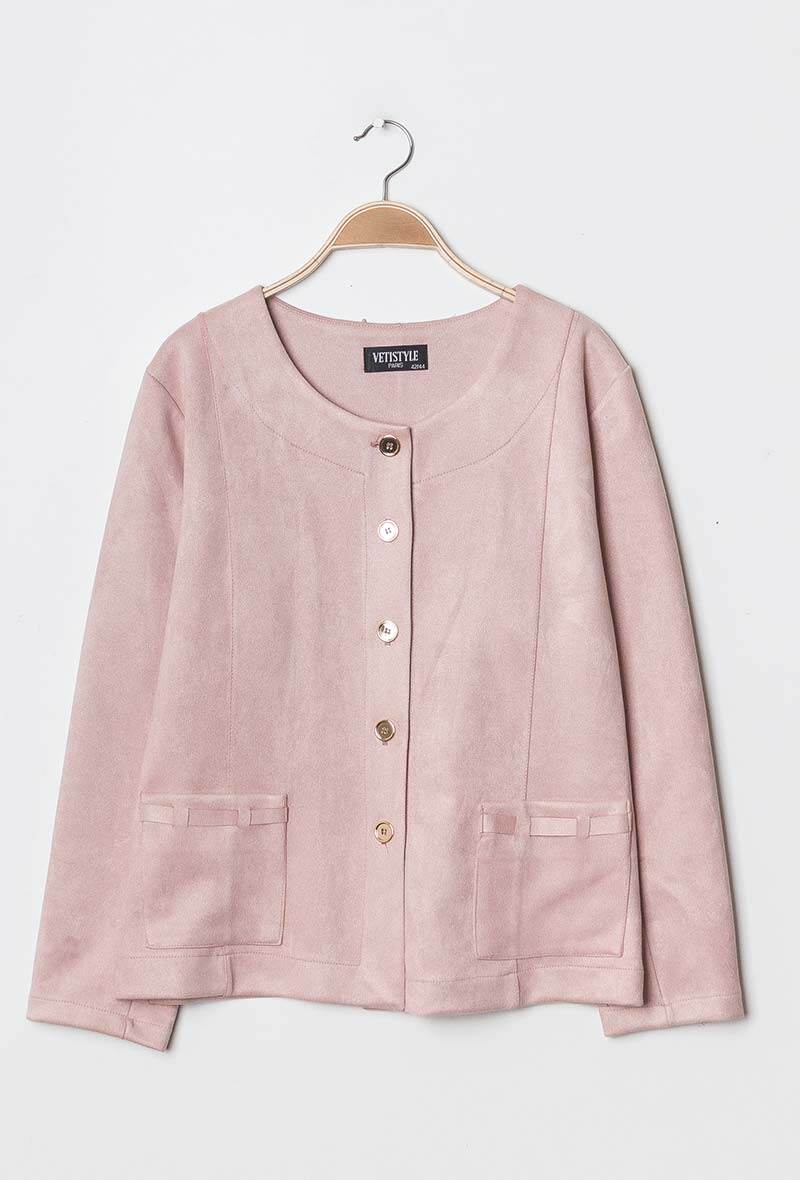 Suede jacket - Plus Size