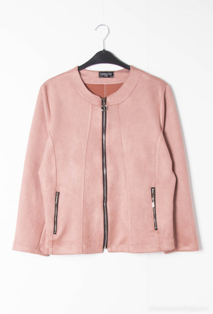 Suede jacket - Stora Storlekar