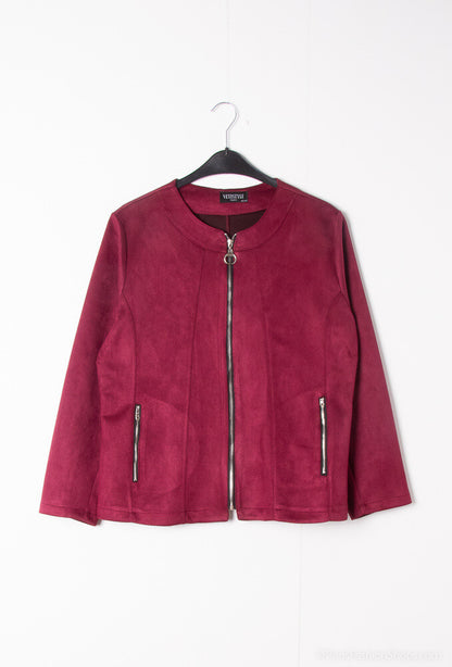 Suede jacket - Stora Storlekar