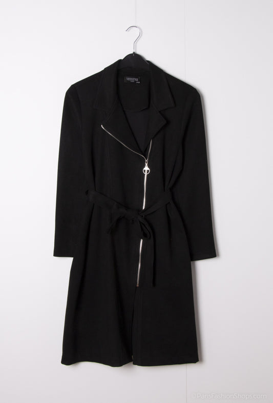 Long suede jackets - Stora Storlekar